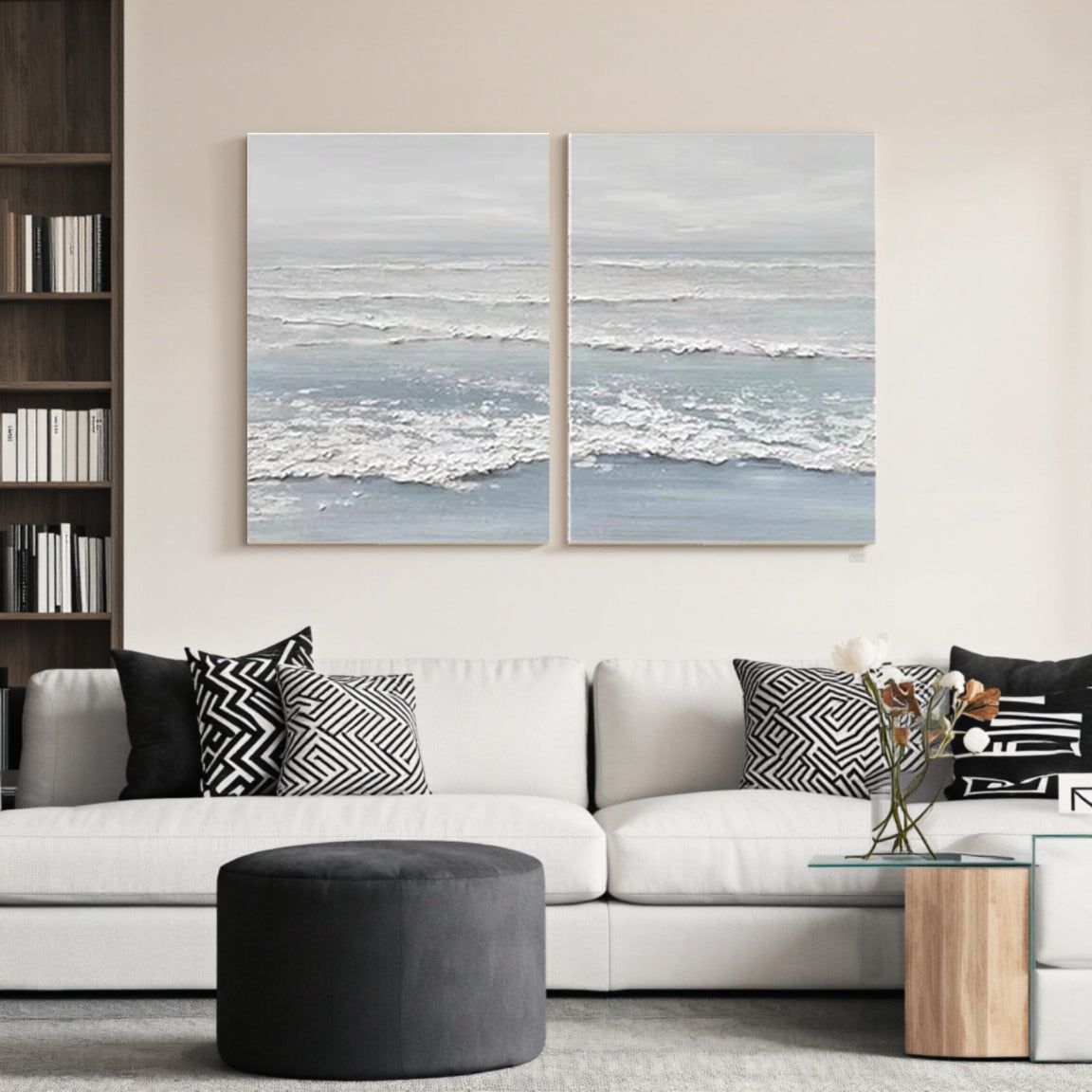 Ocean And Sky Painting Set of 2#OS 038