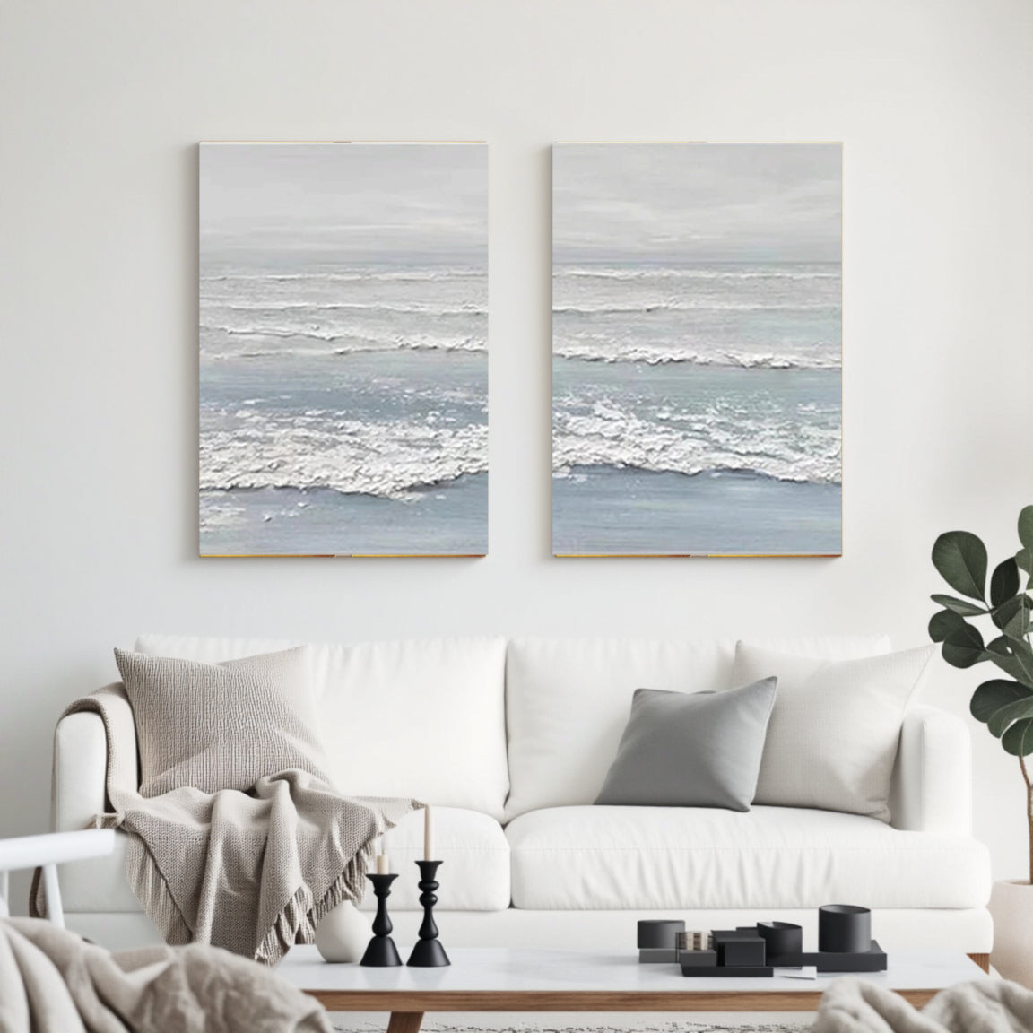 Ocean And Sky Painting Set of 2#OS 038