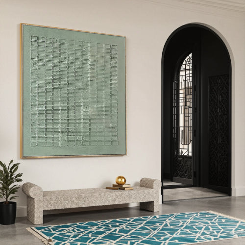 Blue & Green Abstract #BG013