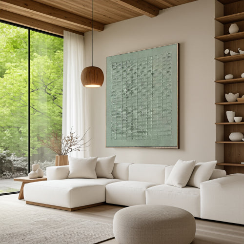 Blue & Green Abstract #BG013