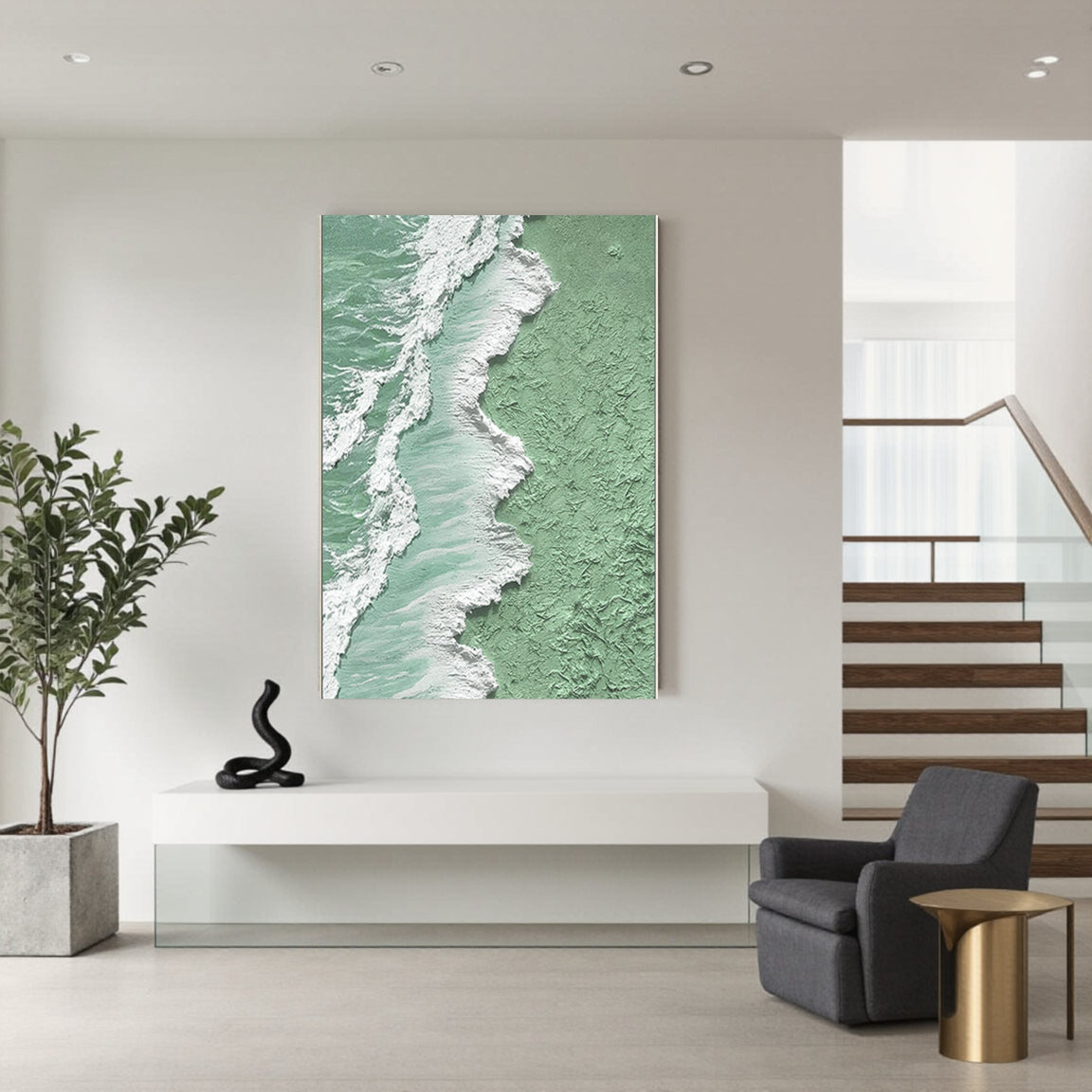 Ocean And Sky Painting #OS 034