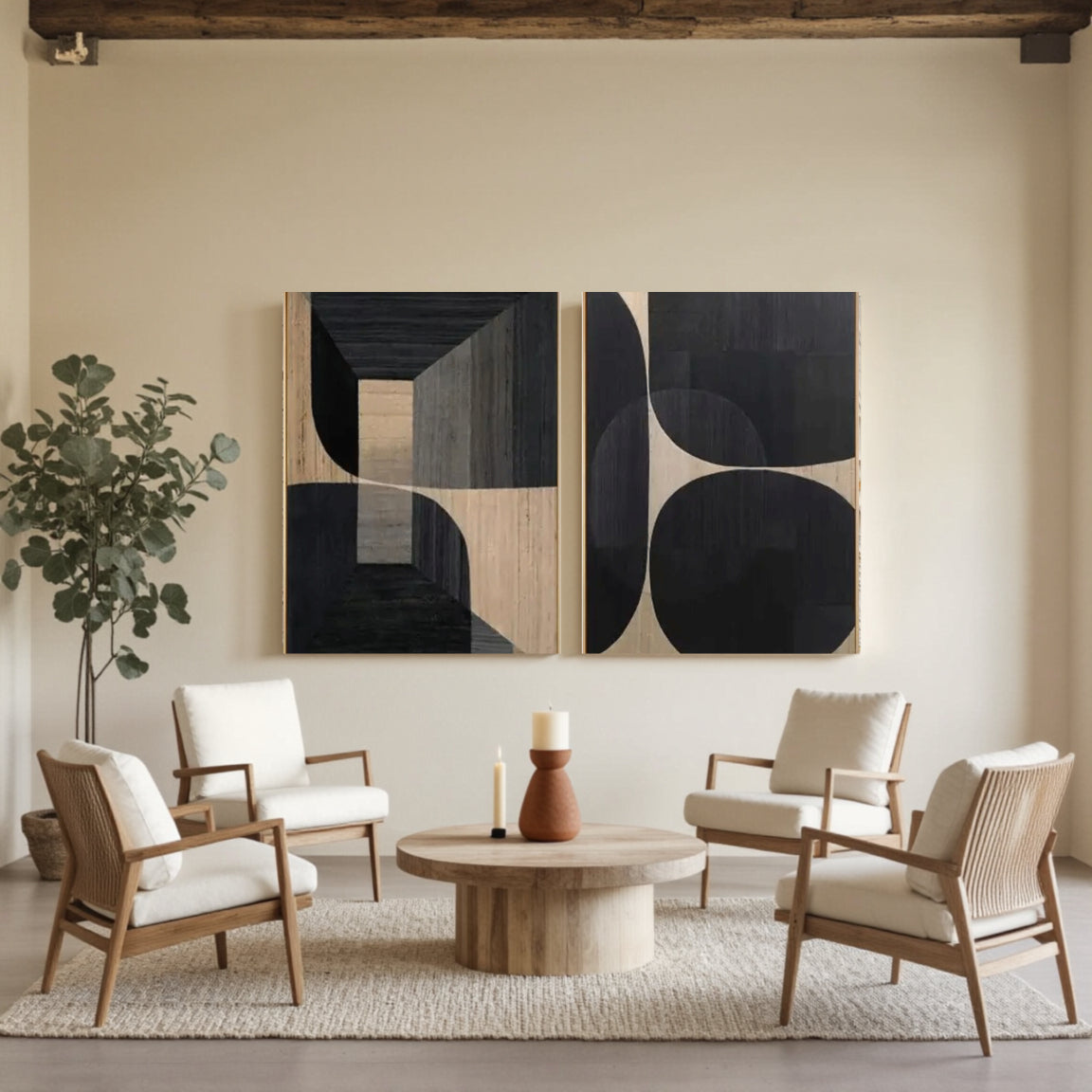 Abstract Tranquility Set of 2 #WS023