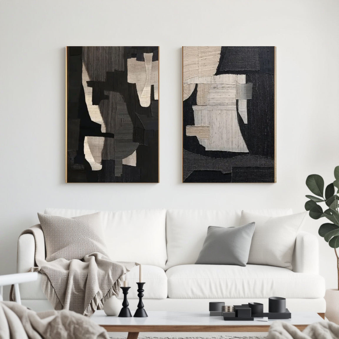 Abstract Tranquility Set of 2 #WS018