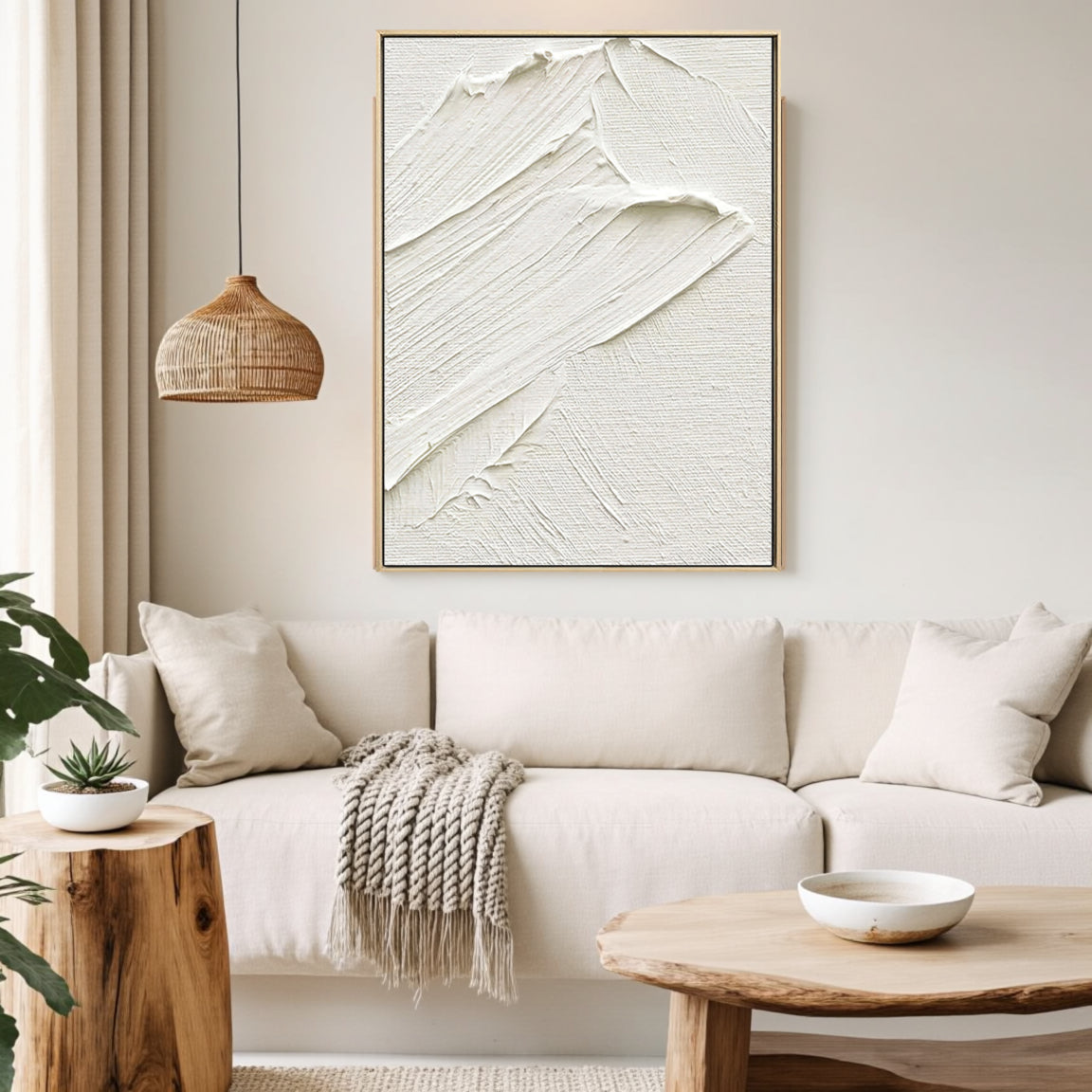 Plaster Art Minimalist Textured Painting #MM018