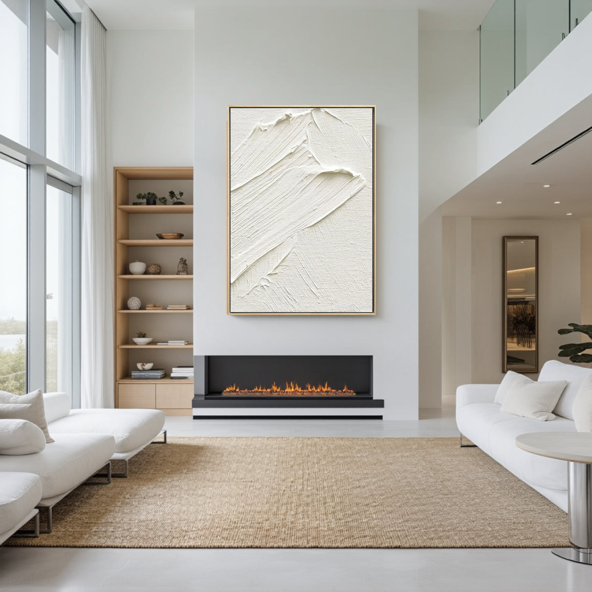 Plaster Art Minimalist Textured Painting #MM018