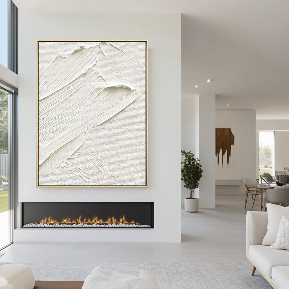 Plaster Art Minimalist Textured Painting #MM018
