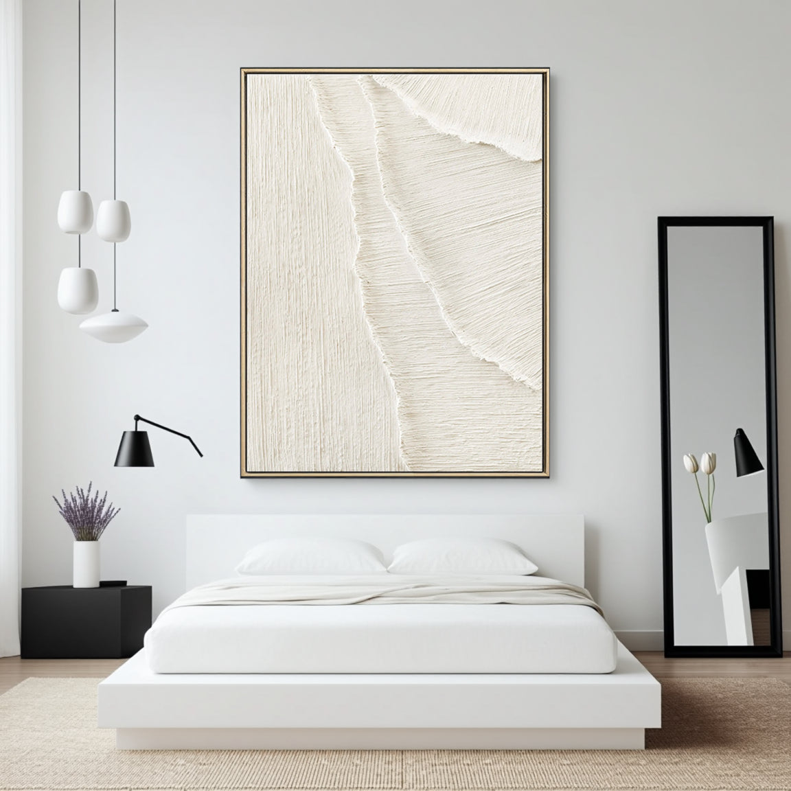 Plaster Art Minimalist Textured Painting #MM009