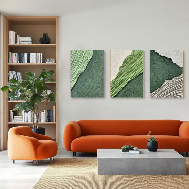 Abstract Painting "Pliegues del Tiempo"