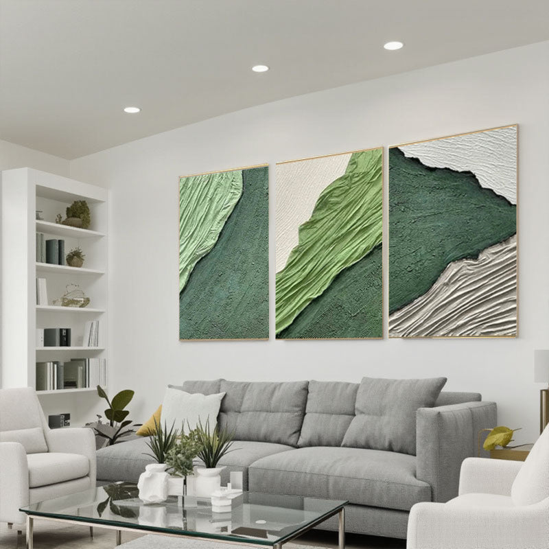 Abstract Painting "Pliegues del Tiempo"