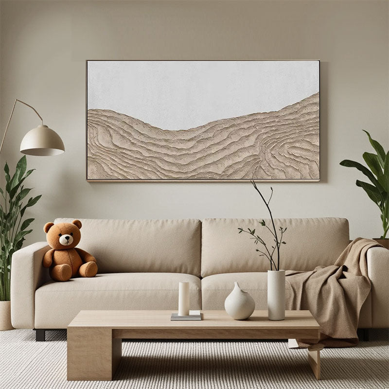 Plaster Art Minimalist Textured Painting #MM197