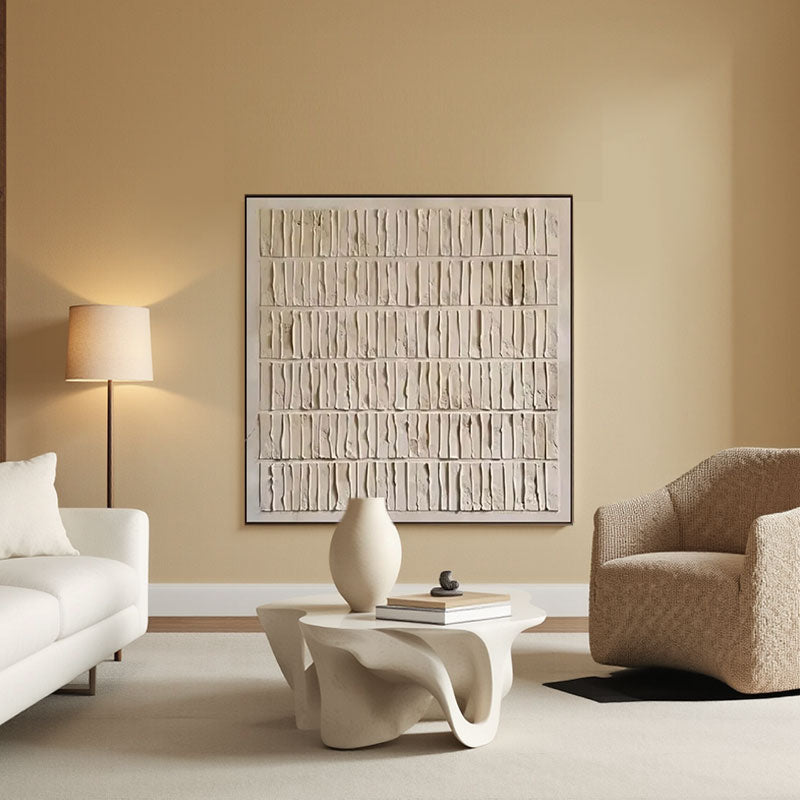 Beige & Brown Abstract #BB125