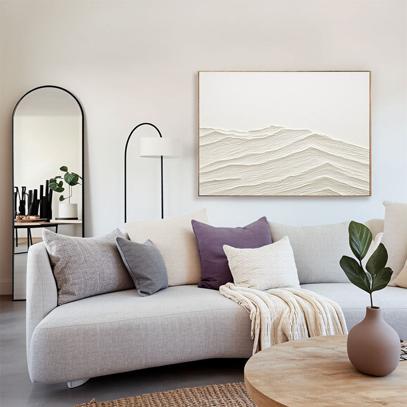 Plaster Art Minimalist Textured Painting #MM087