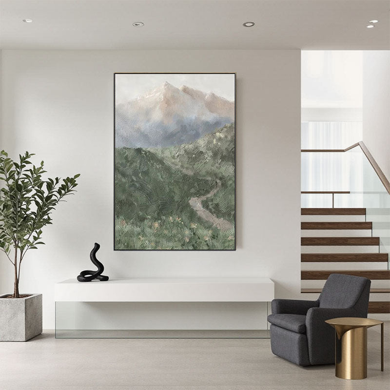 Blue & Green Abstract #BG003