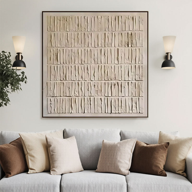 Beige & Brown Abstract #BB127