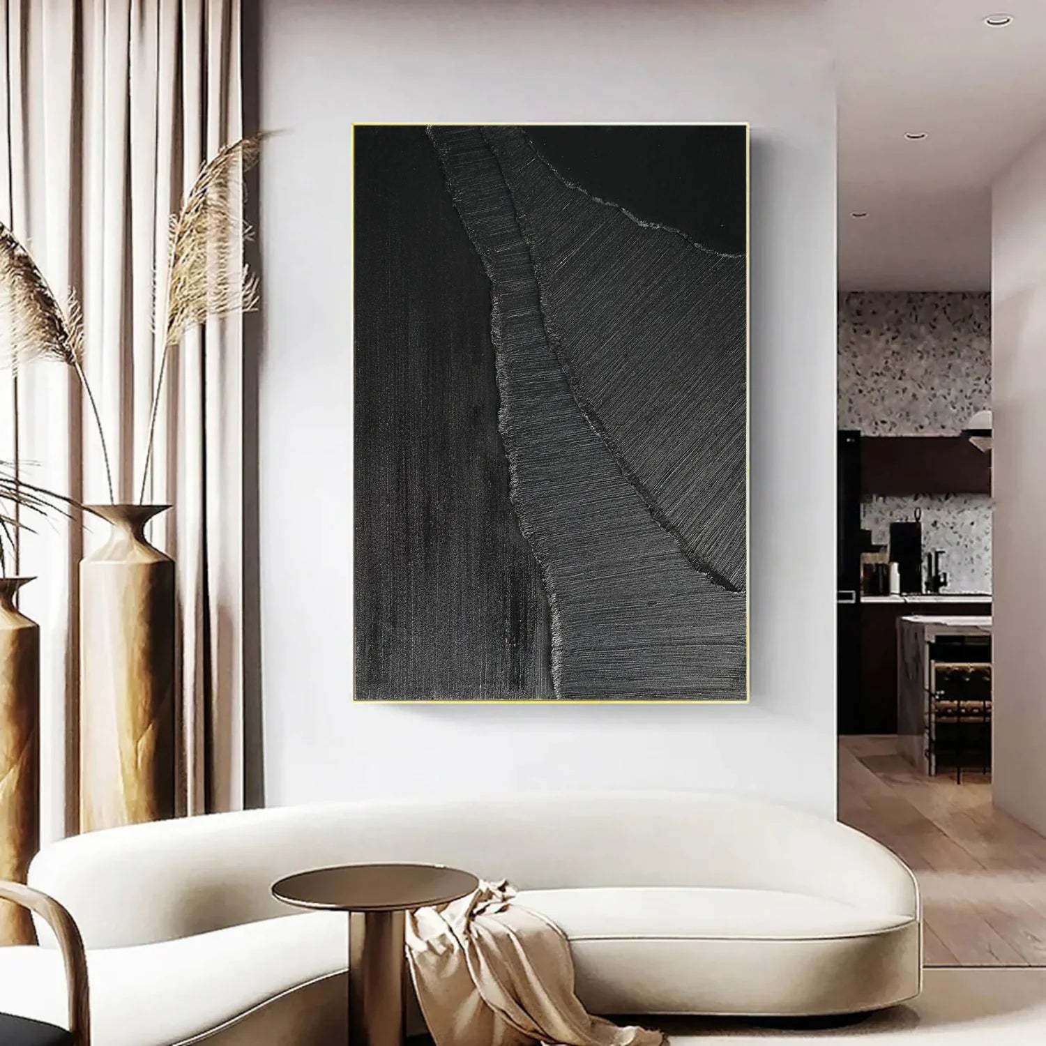 3D Textured Plaster Art Minimalist Wall Art #MM306