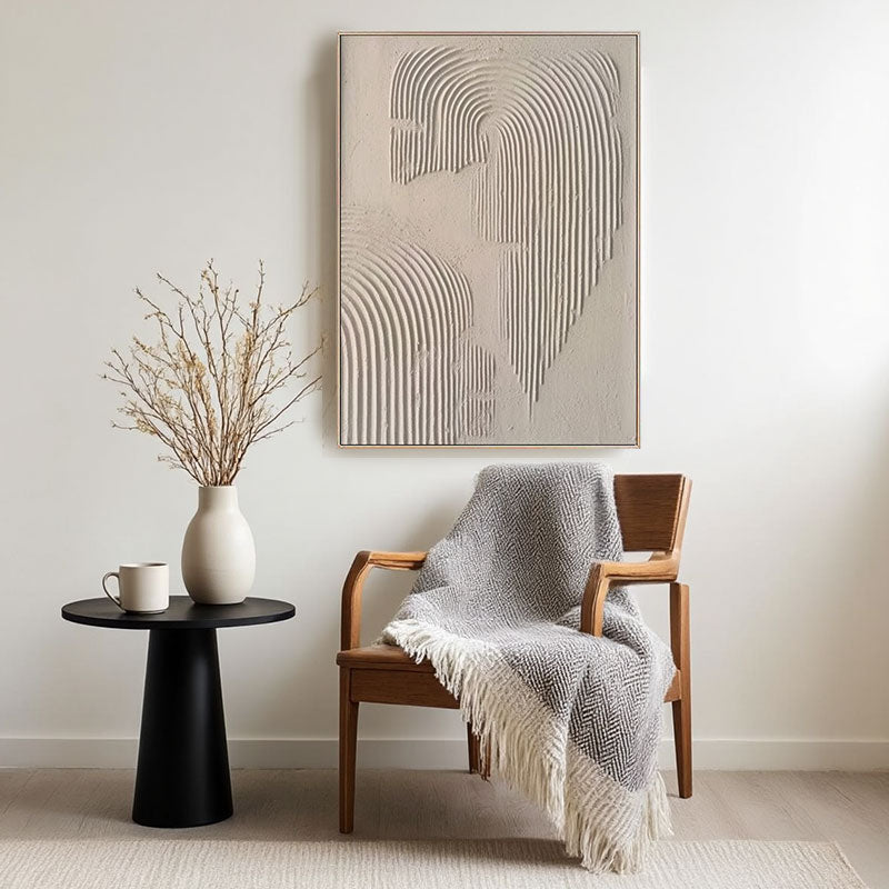 Beige & Brown Abstract #BB021