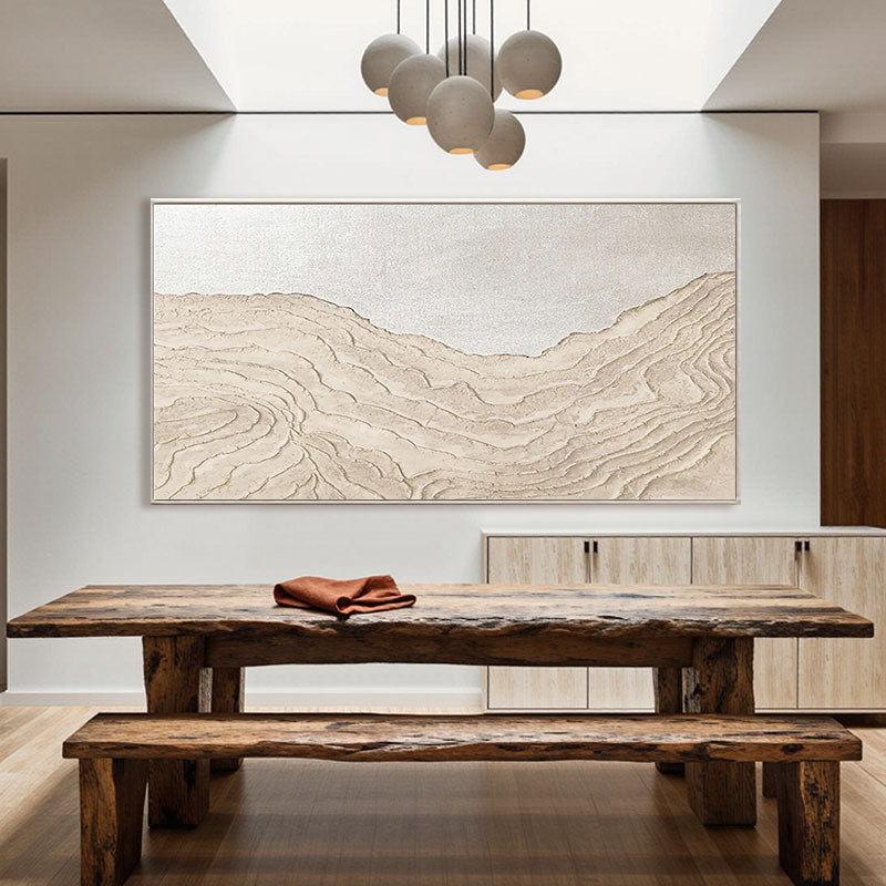 Plaster Art Minimalist Textured Painting #MM194