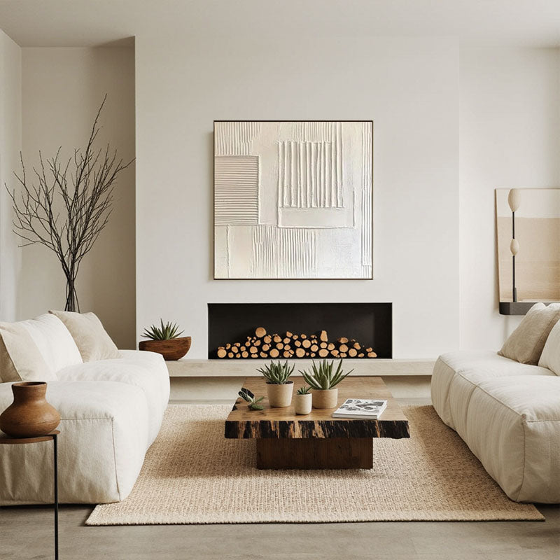 Beige & Brown Abstract #BB129