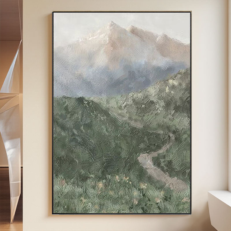 Blue & Green Abstract #BG003