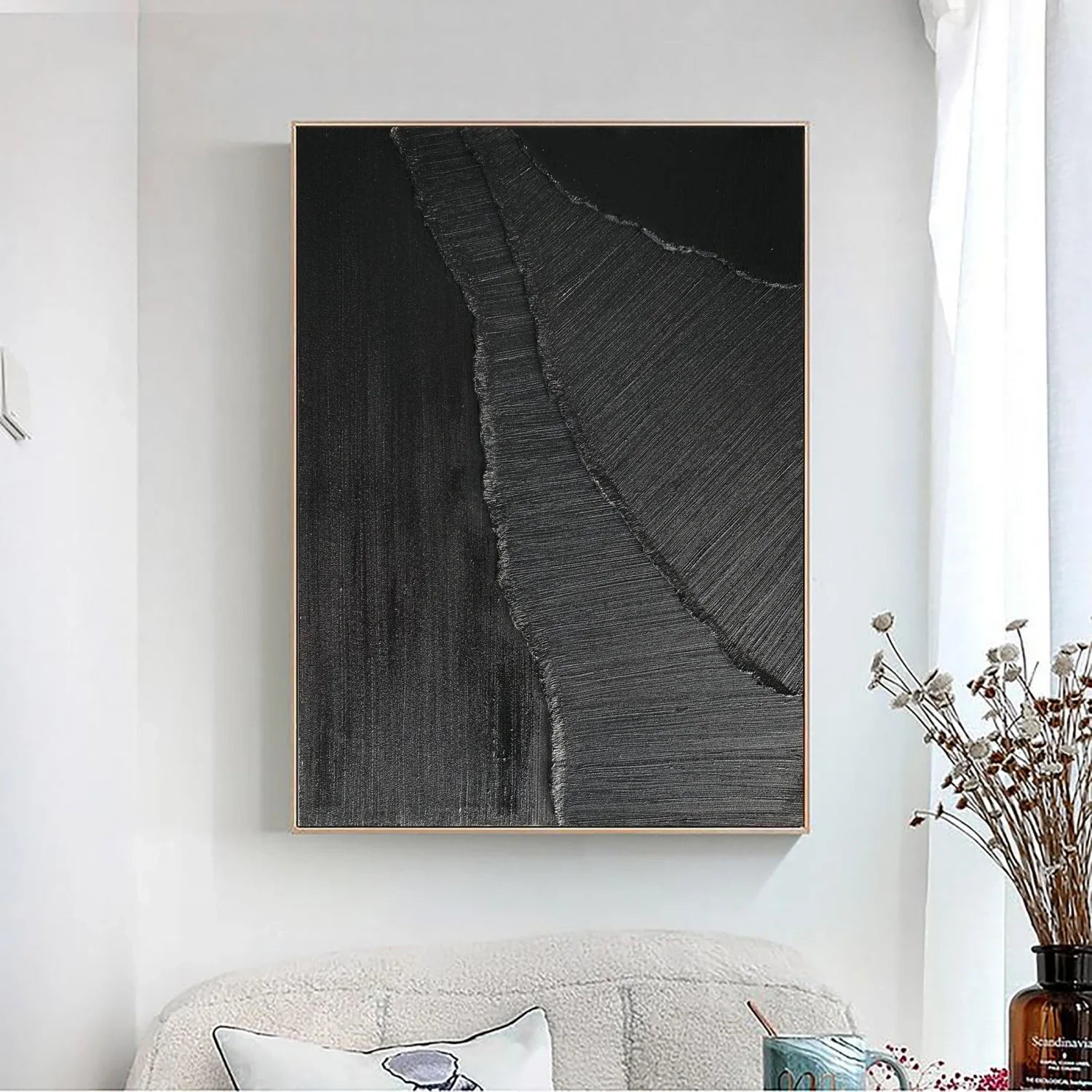 3D Textured Plaster Art Minimalist Wall Art #MM306