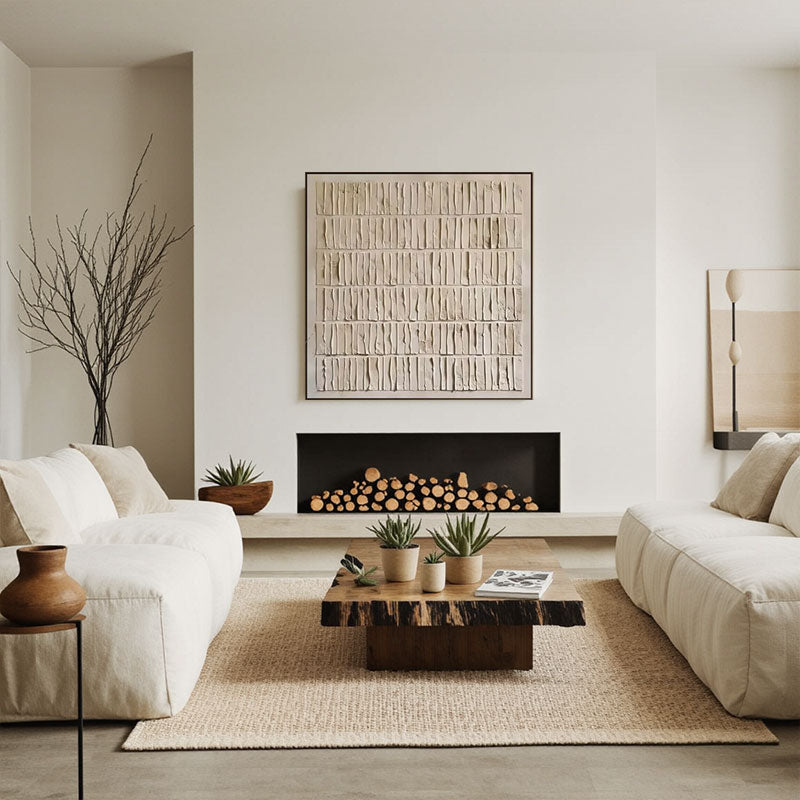 Beige & Brown Abstract #BB127