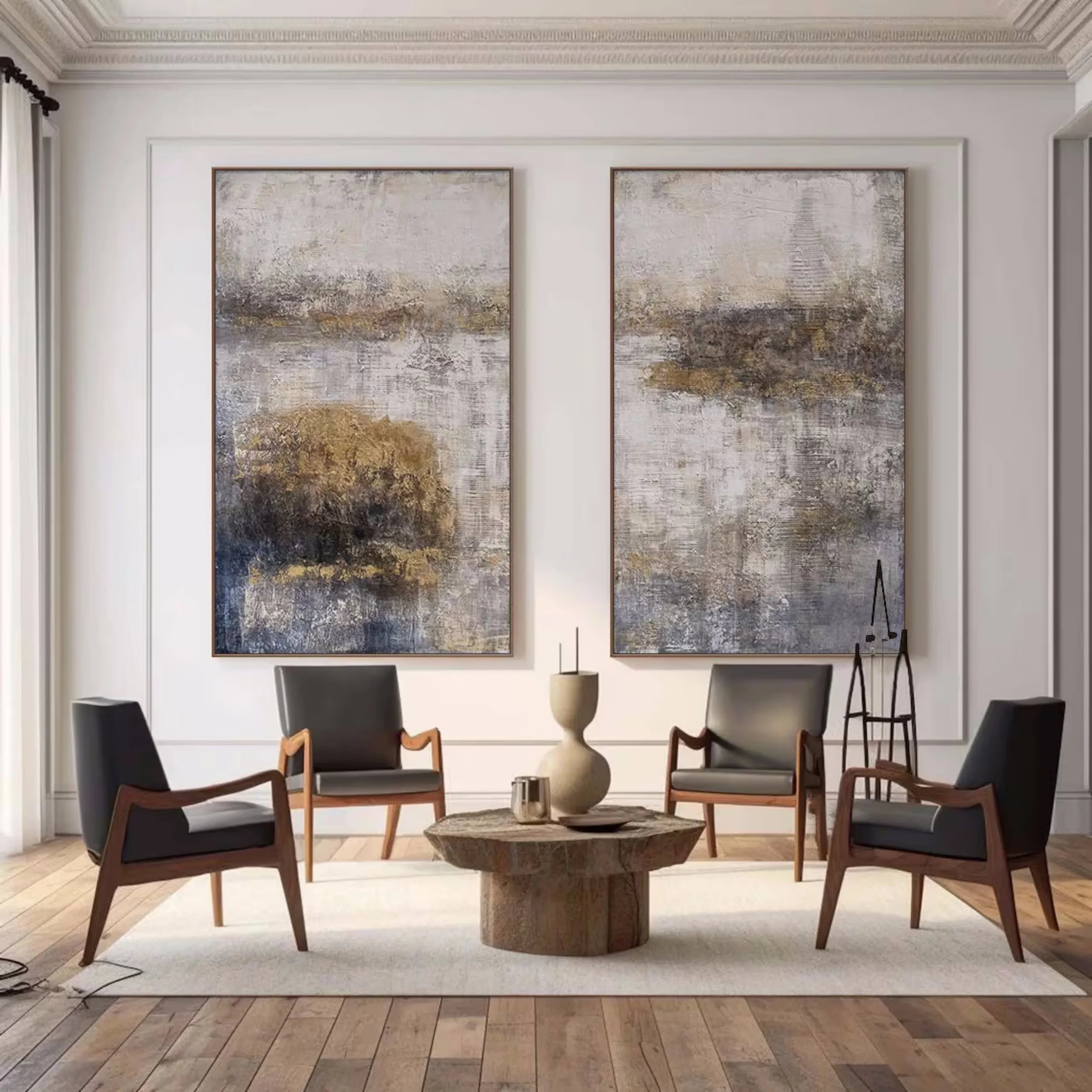 Plaster Art Minimalist Textured Painting #MM016