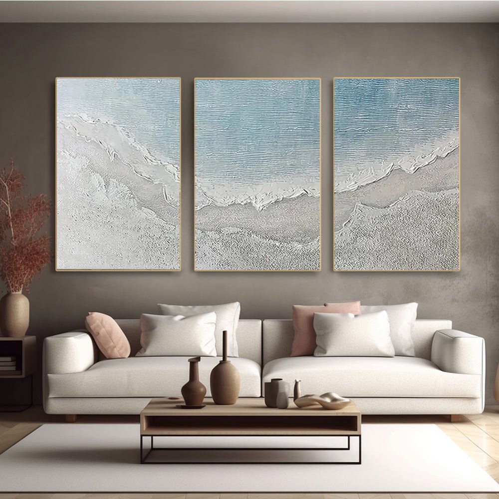 3D Textured Painting " Susurro Marino"