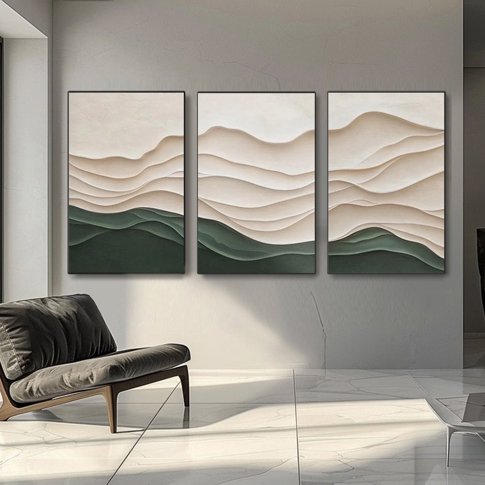 3D Textured Painting "Valle Interior"