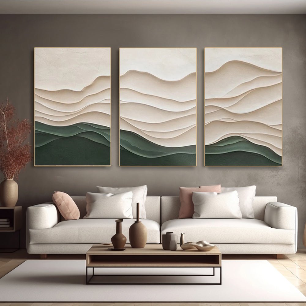 3D Textured Painting "Valle Interior"