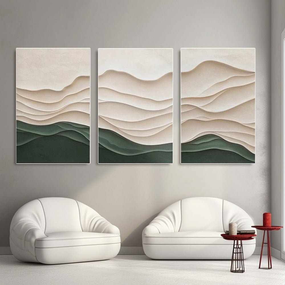 3D Textured Painting "Valle Interior"