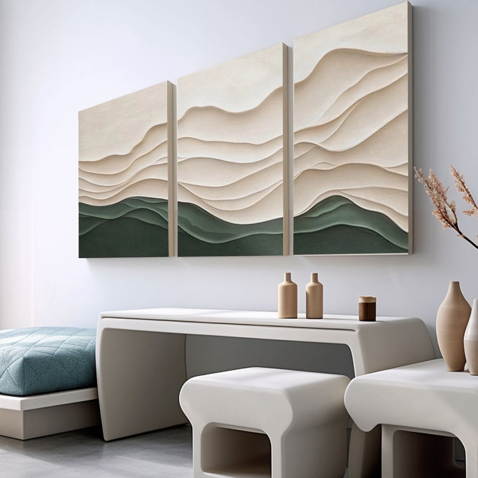 3D Textured Painting "Valle Interior"