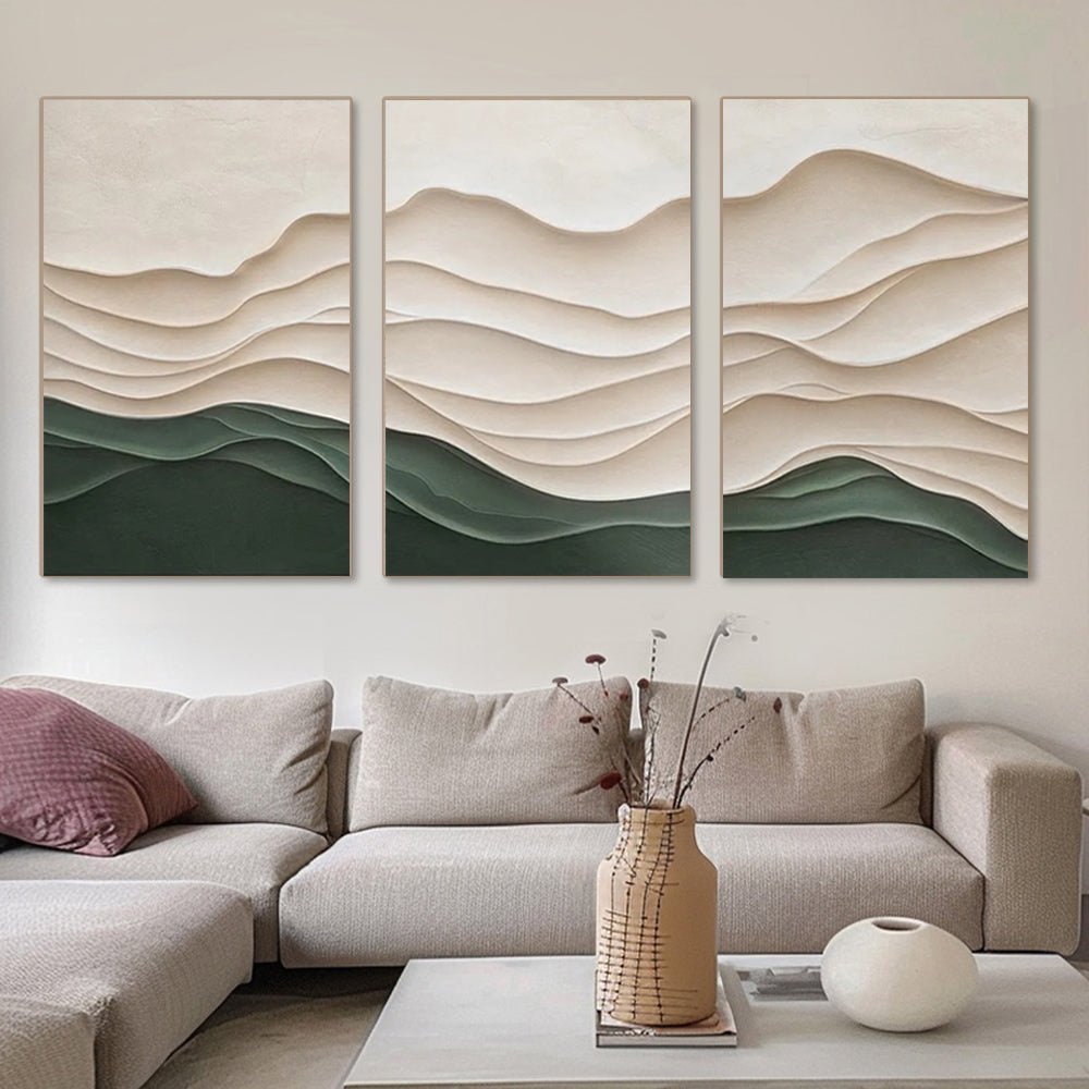 3D Textured Painting "Valle Interior"
