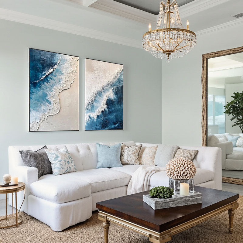 Ocean And Sky Painting Set of 2#OS 198