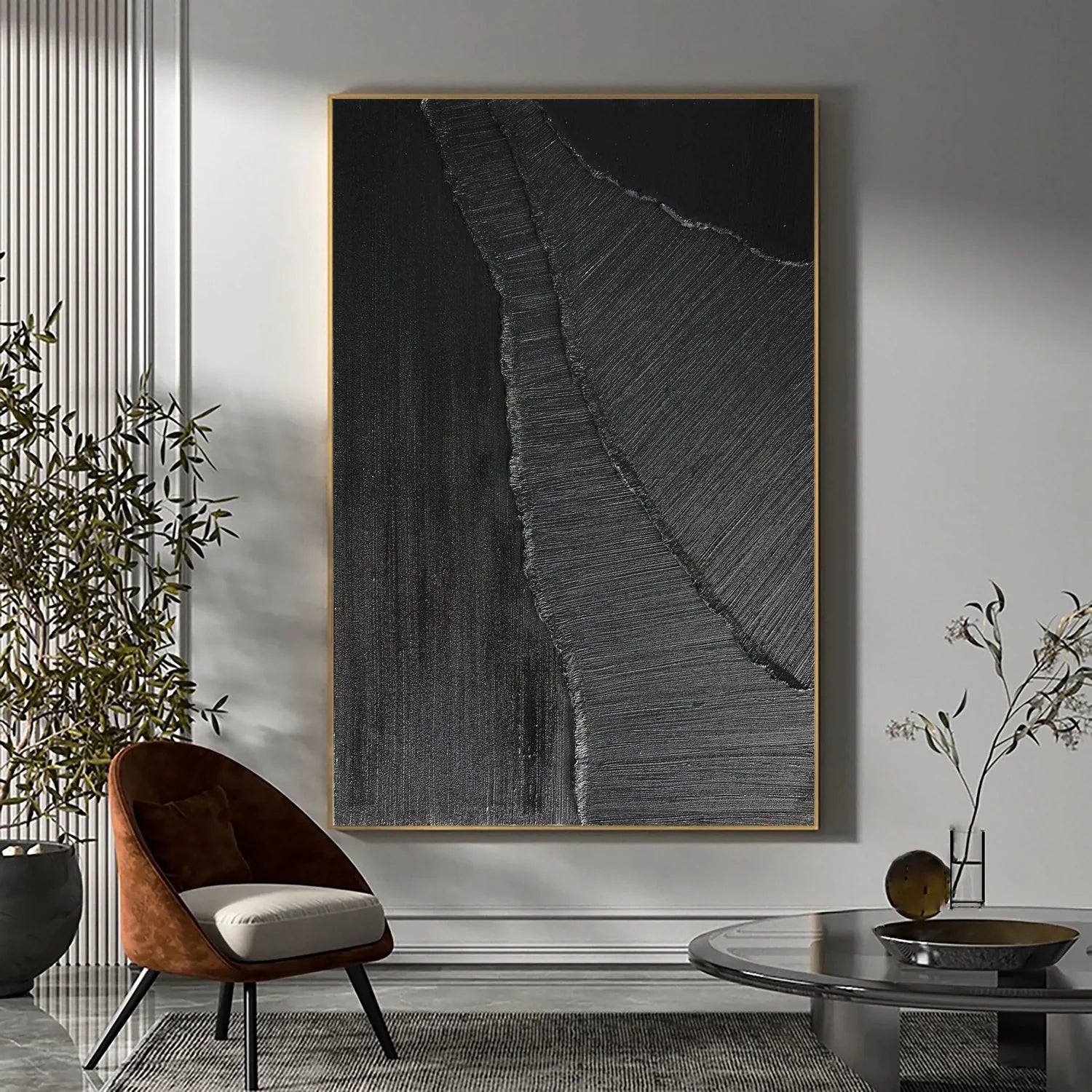 3D Textured Plaster Art Minimalist Wall Art #MM306