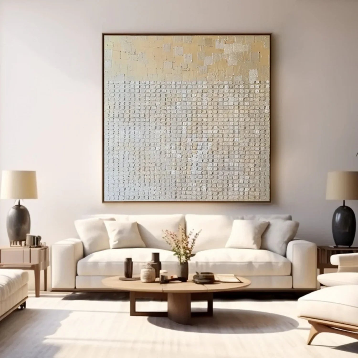 Beige & Brown Abstract #BB121