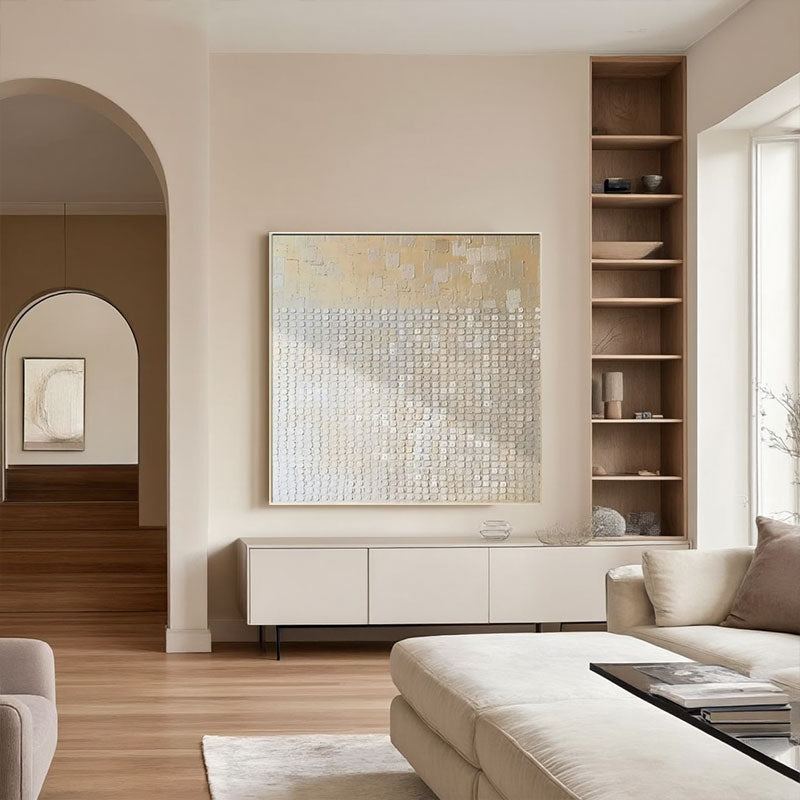 Beige & Brown Abstract #BB120