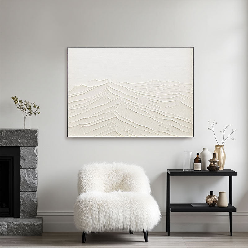 Plaster Art Minimalist Textured Painting #MM089