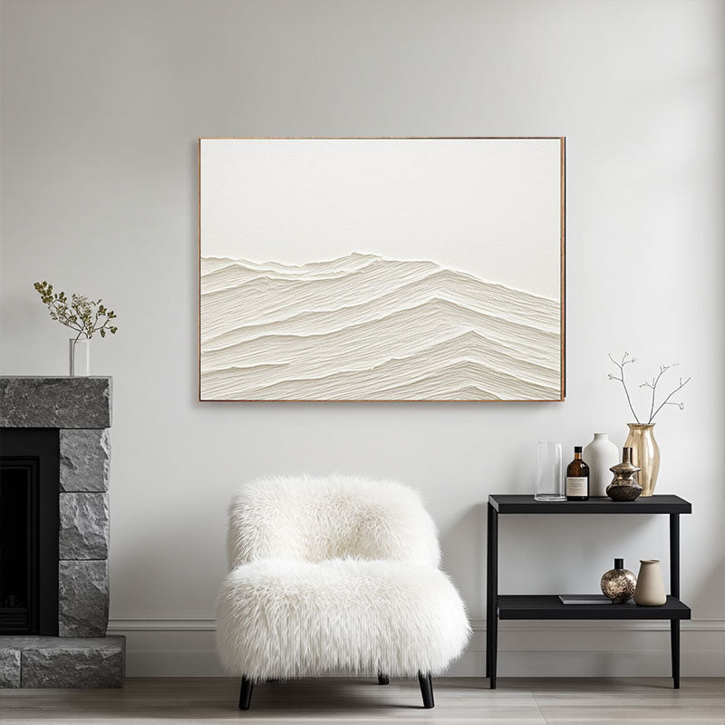 Plaster Art Minimalist Textured Painting #MM087