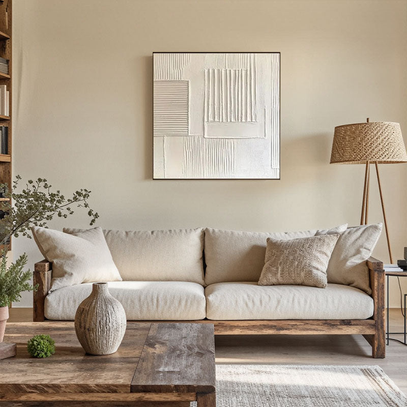 Beige & Brown Abstract #BB129