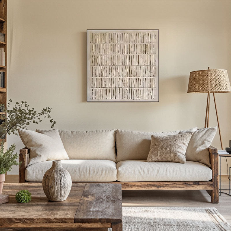 Beige & Brown Abstract #BB128