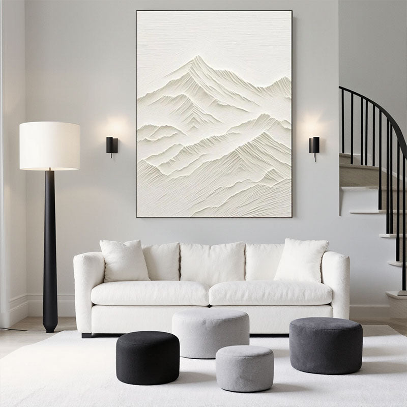 3D Textured Plaster Art Minimalist Wall Art #MM306