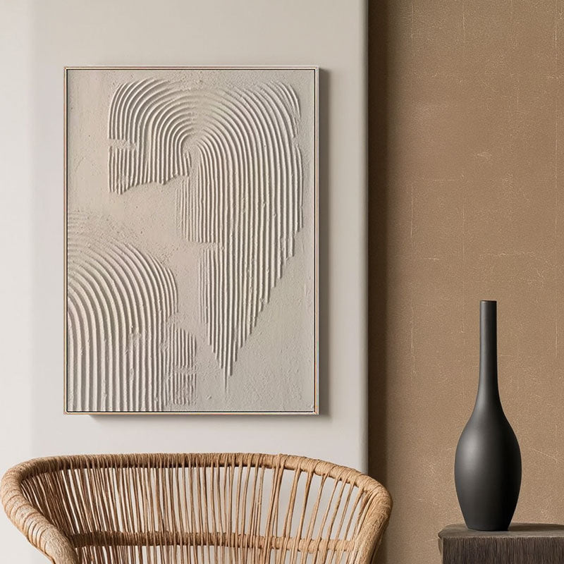 Beige & Brown Abstract #BB021