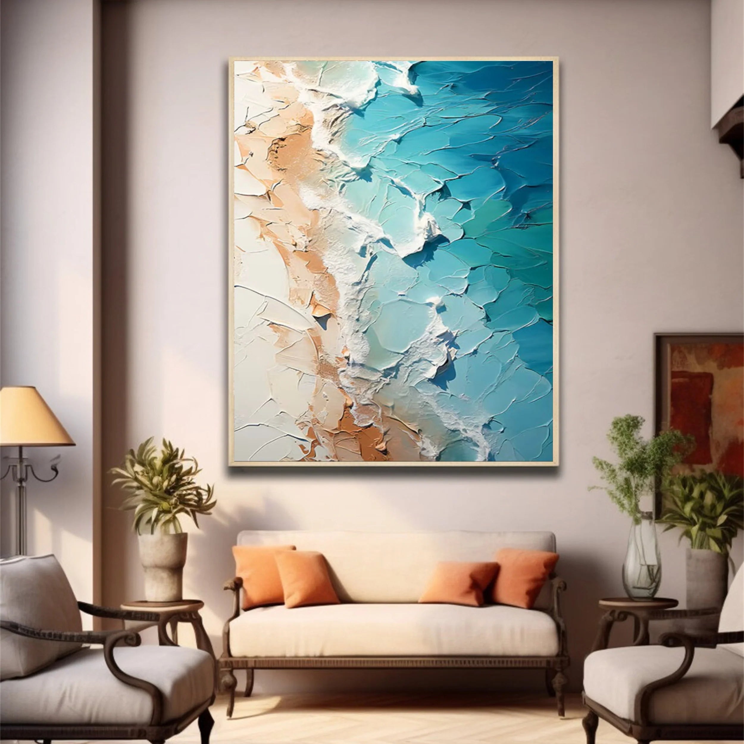 Ocean And Sky Painting #OS 064