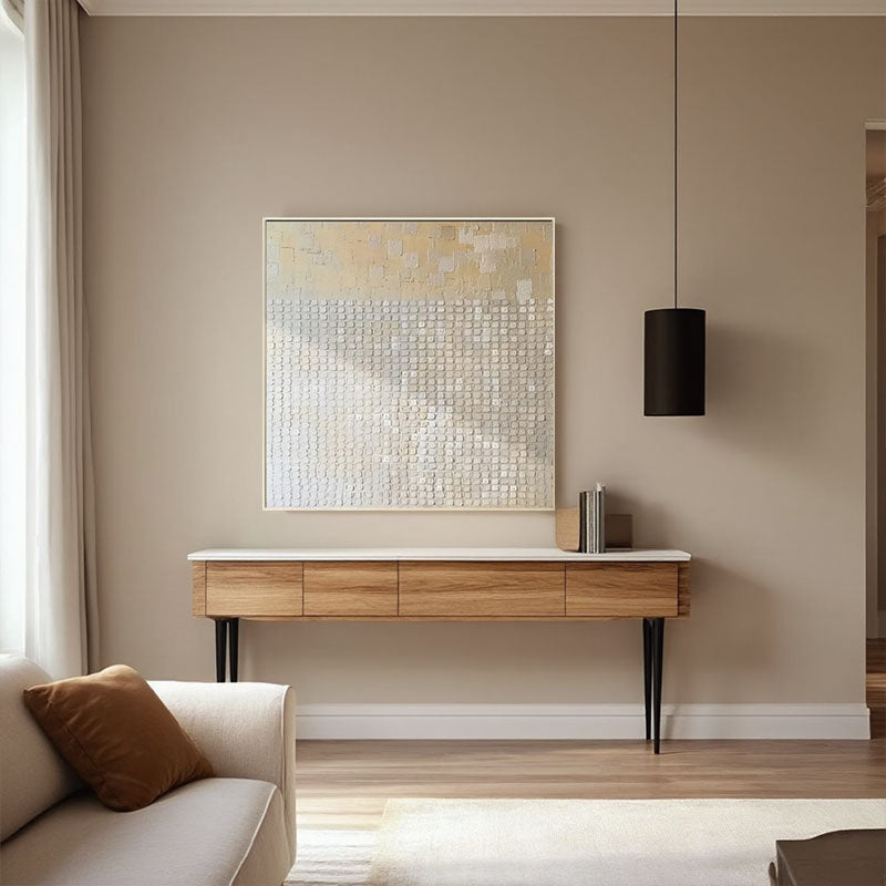 Beige & Brown Abstract #BB120