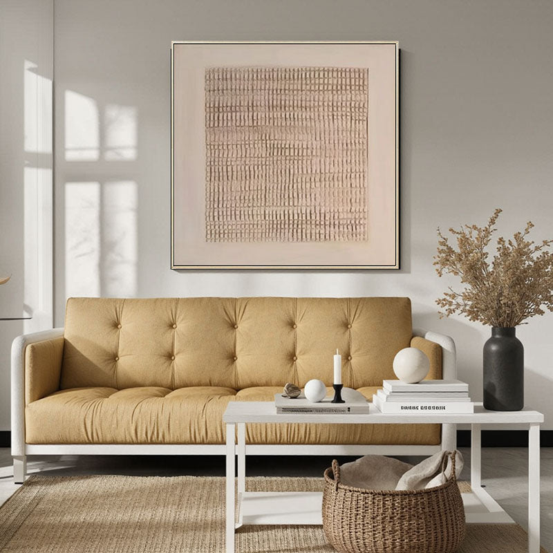 Beige & Brown Abstract #BB007