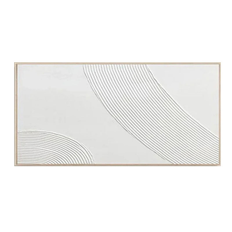 White Minimalist Textured Painting Canvas #MM204