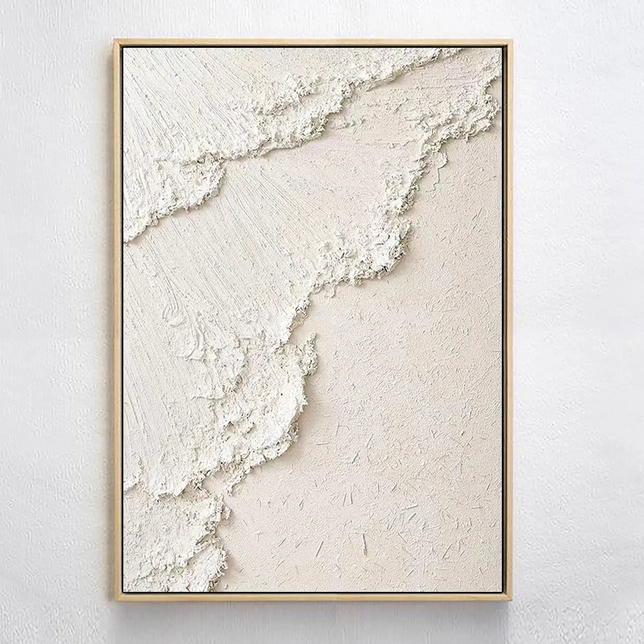 Beige Minimalist Textured Wall Art #MM070