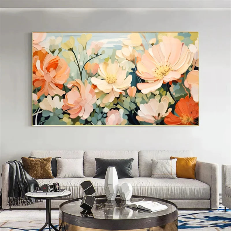 Abstract Colorful Painting "Dreams in Bloom"