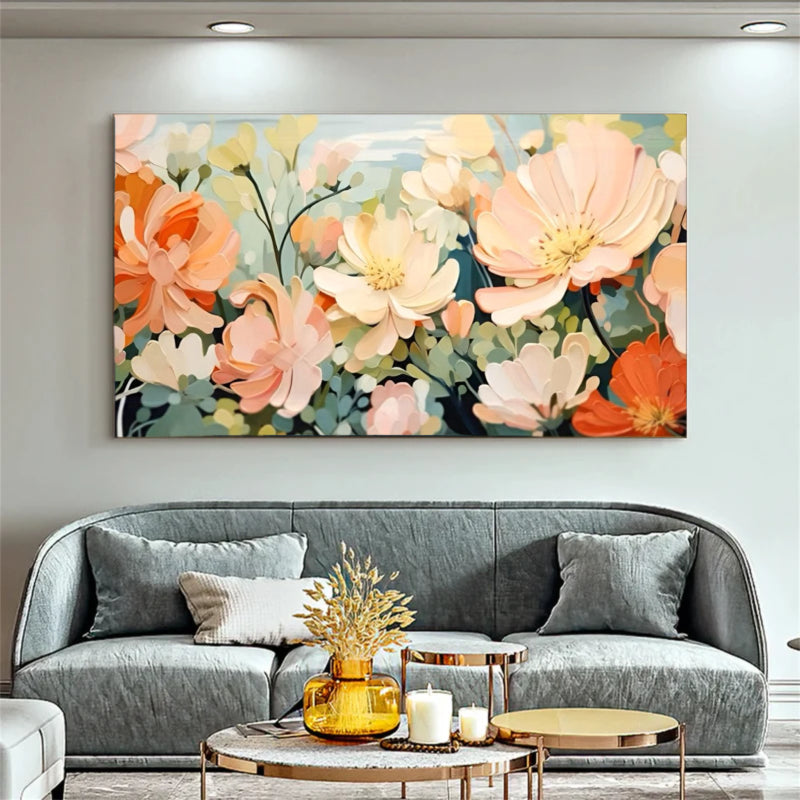 Abstract Colorful Painting "Dreams in Bloom"