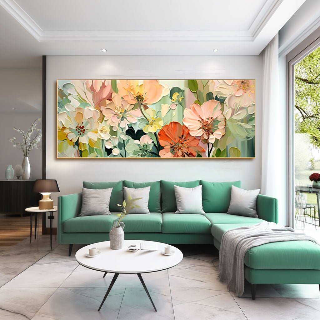 Abstract Colorful Painting "Petals of Infinity"